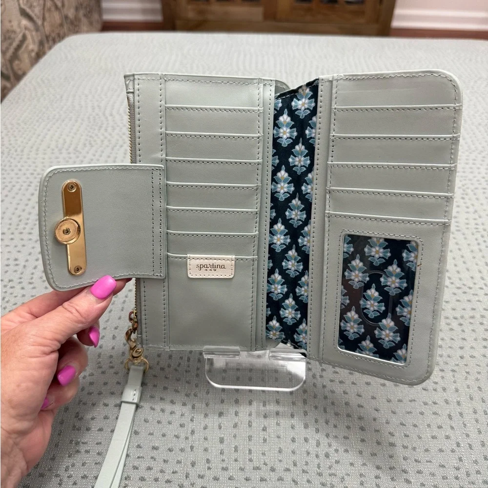 Spartina 449 Woven Bamboo Accent Wristlet - Picture 10 of 11